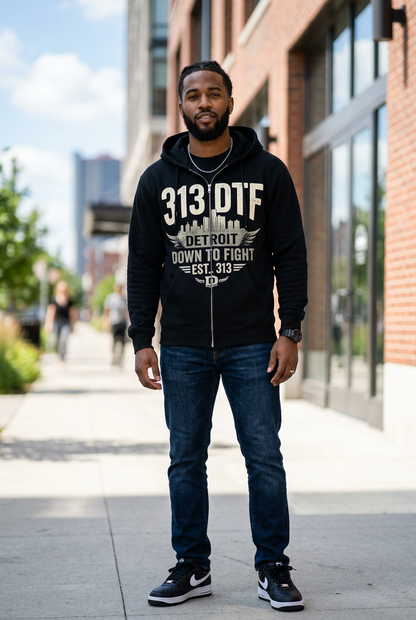 Zip-Up Hoodie - Gildan 18600