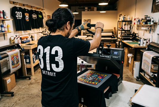 On-Site DTF Pressing